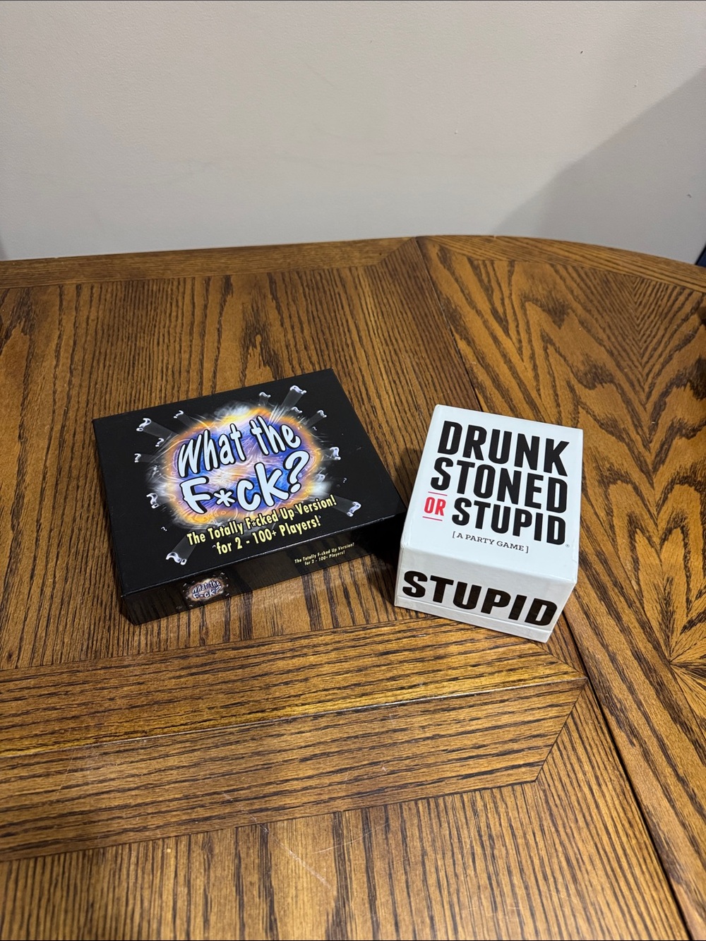 Adult Party GAMES: What the F*ck?  + Drunk Stoned or Stupid